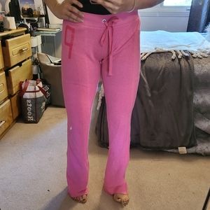 PINK wide leg sweat pant